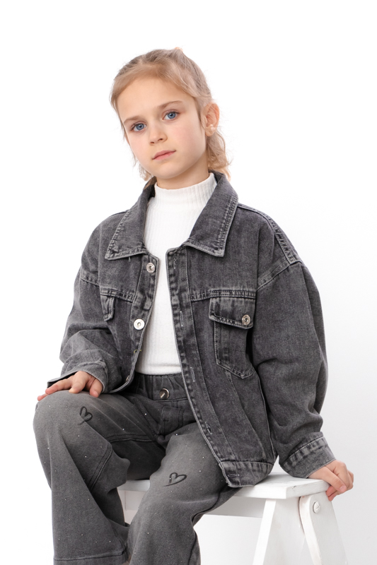 Куртка джинсова для дівчинки